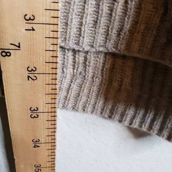 Splendid x Cella Jane Medium Cashmere blend rib knit sweater dress camel tan - Picture 8 of 8